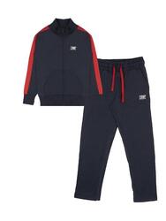 Survêtement enfant Leone New Basic en coton non brossé avec capuche et zip