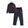 Survêtement enfant Leone New Basic en coton non brossé avec capuche et zip