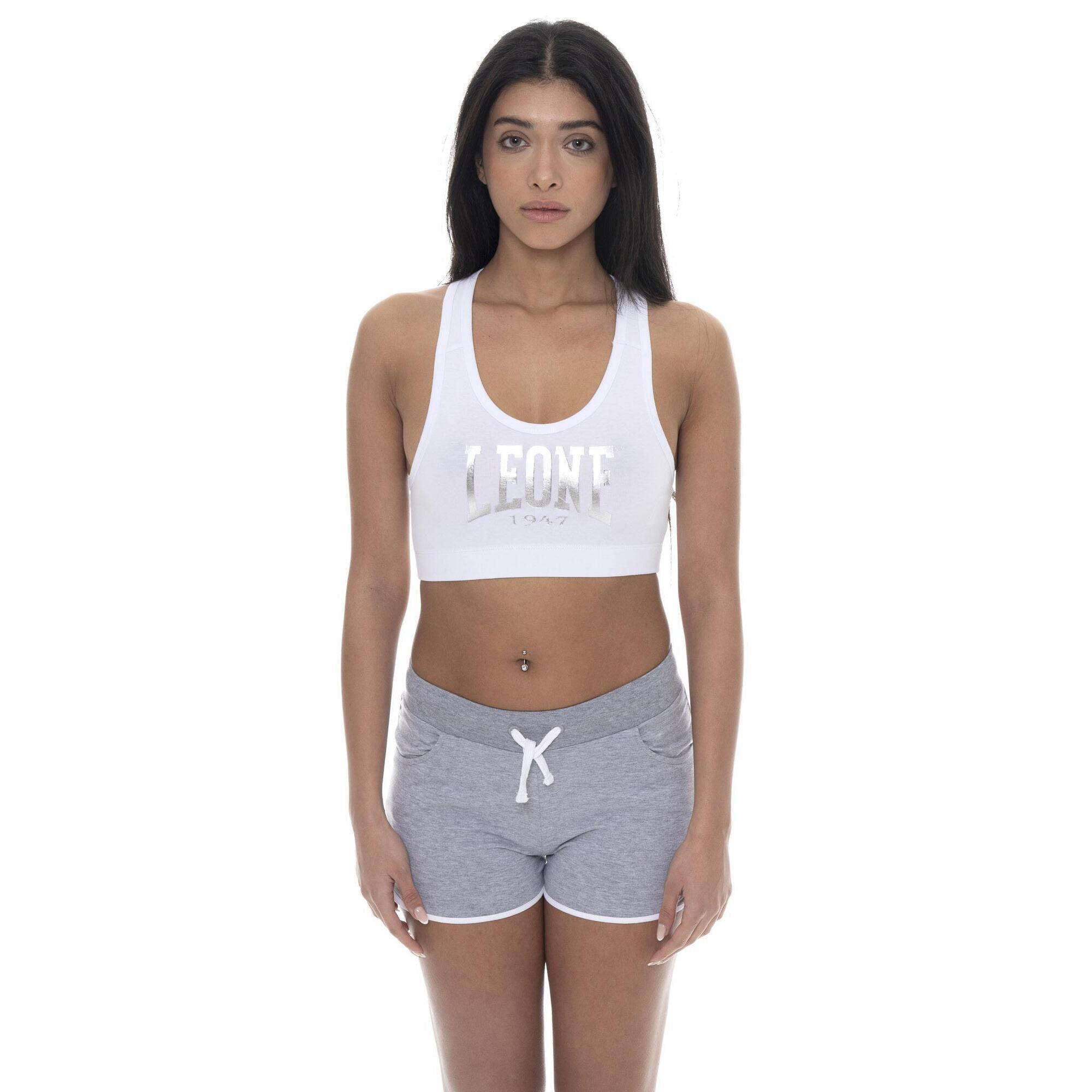 Leone 1947 Apparel - Haut De Sport Femme Leone Basic - Bandeau Poitrine - Blanc - S - Decathlon