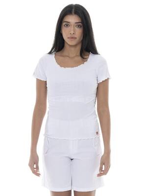 Leone chic gold stretch rib dames t-shirt
