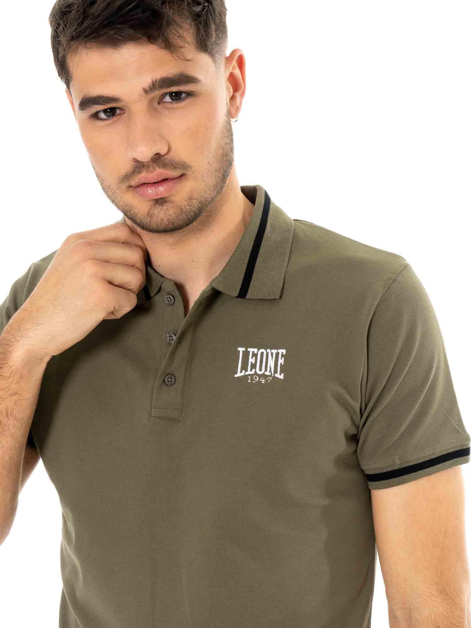 Polo da uomo con colletto Leone Basic 5/6