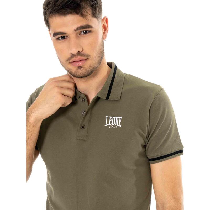 Tricou polo Leone Basic pentru bărbați cu guler