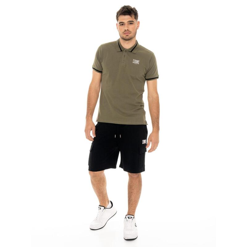 Tricou polo Leone Basic pentru bărbați cu guler