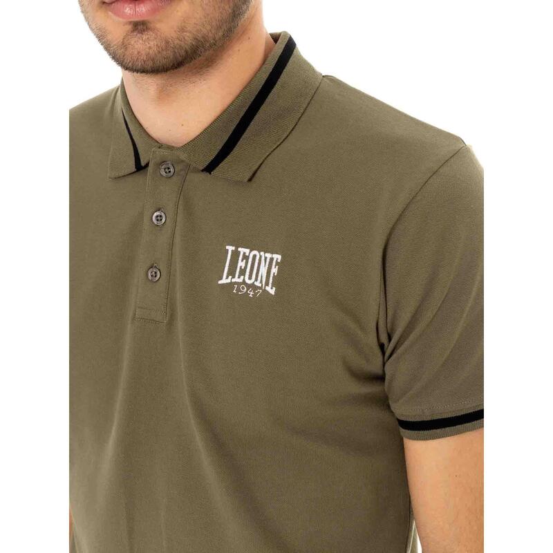Tricou polo Leone Basic pentru bărbați cu guler