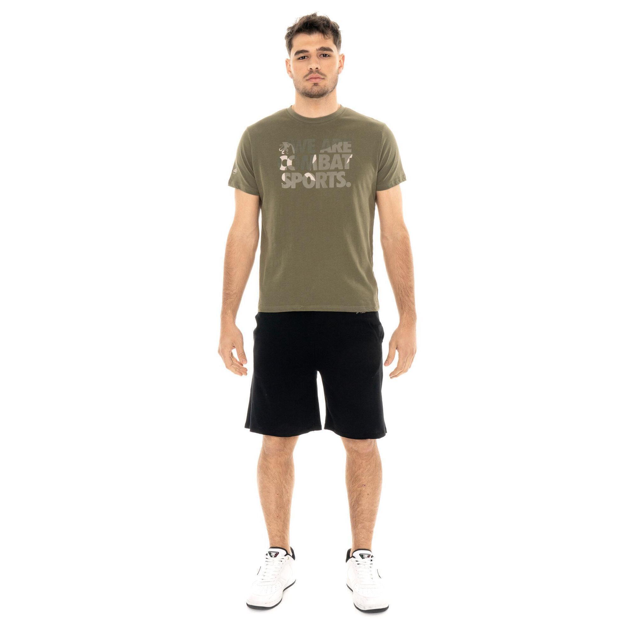 Leone 1947 Apparel - Ensemble Complet Homme Avec T-shirt Et Short Camouflage Leone Military 1947 - Survêtement - Noir|vert - 48 Xl - Decathlon