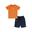 Tricou și pantaloni scurți Leone Original din bumbac pentru băieți