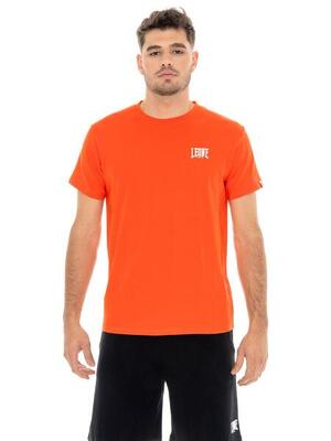Leone basic katoenen t-shirt met korte mouwen voor heren
