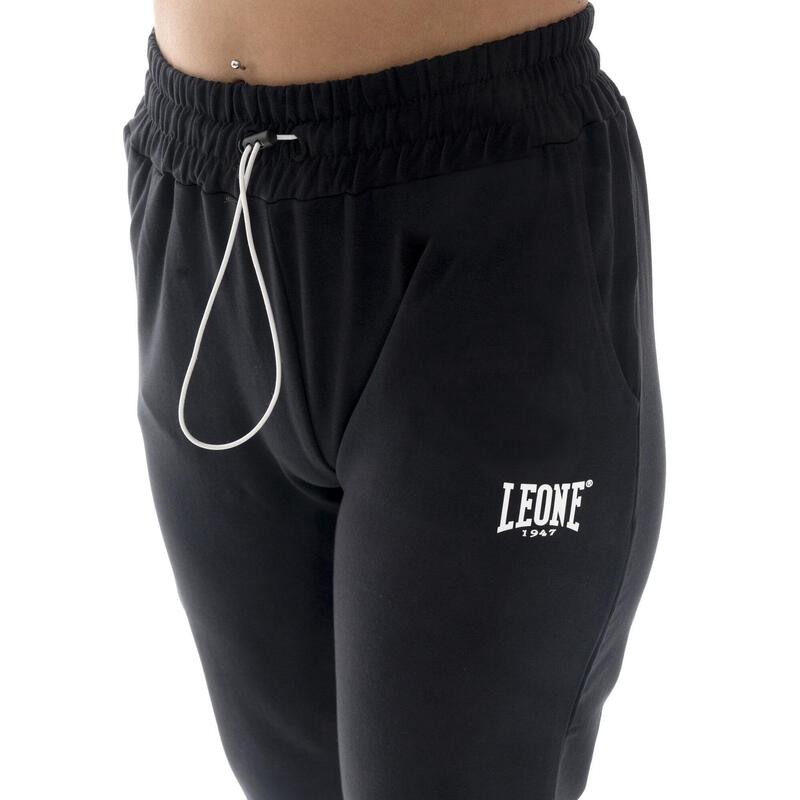 Trening Leone Basic pentru femei, din bumbac, fără fleece, cu fermoar și glugă
