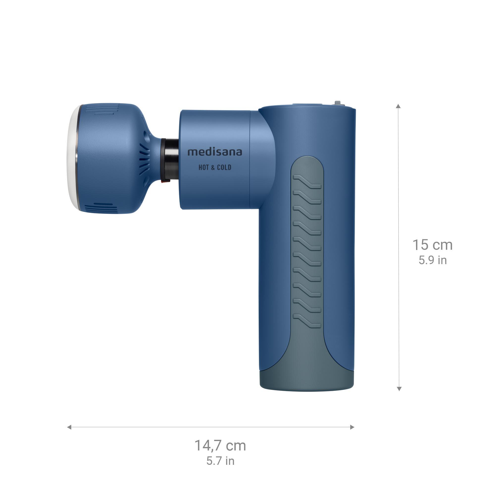 Pistolet de Massage Musculaire Chaud et Froid Medisana MG 600 Bleu 2/6