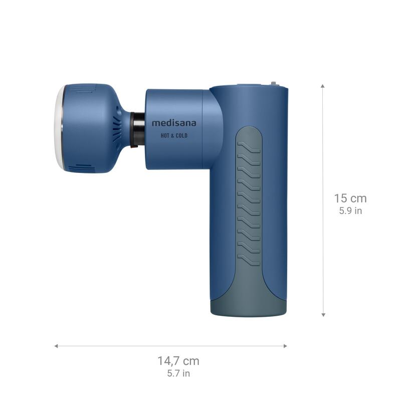 Pistol de masaj muscular termic Medisana MG 600 Albastru
