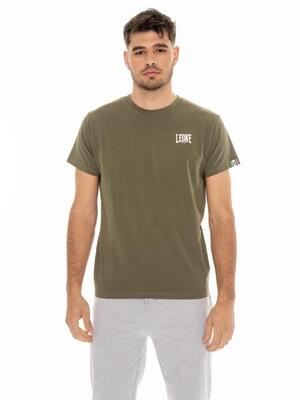 Leone basic katoenen t-shirt met korte mouwen voor heren