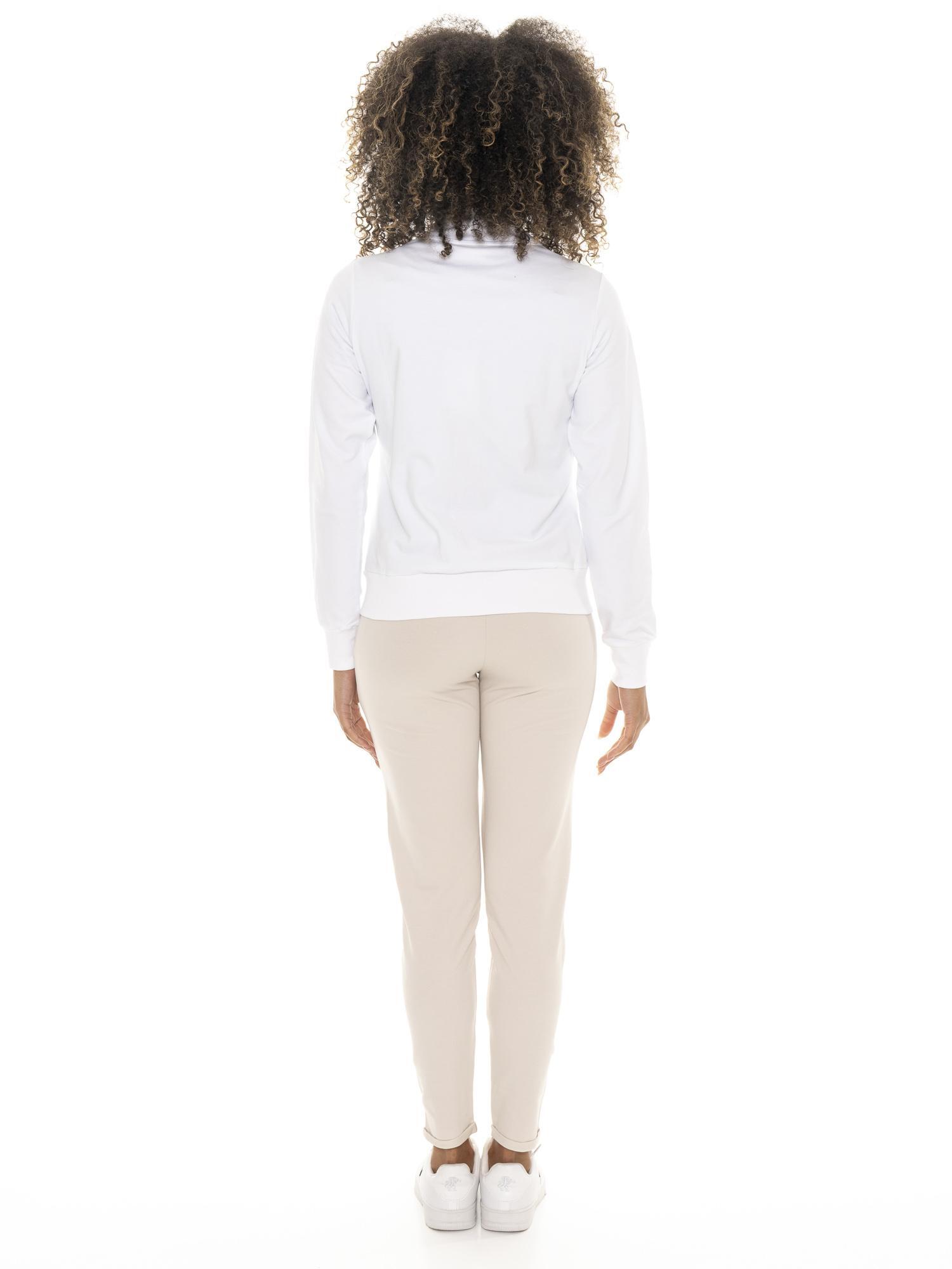 Chándal mujer Leone 1947 Apparel Chic Gold cremallera algodón ligero 5/7