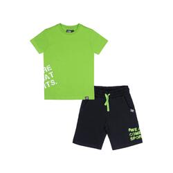 Ensemble enfant composé d'un t-shirt et d'un short en coton Leone Boxing