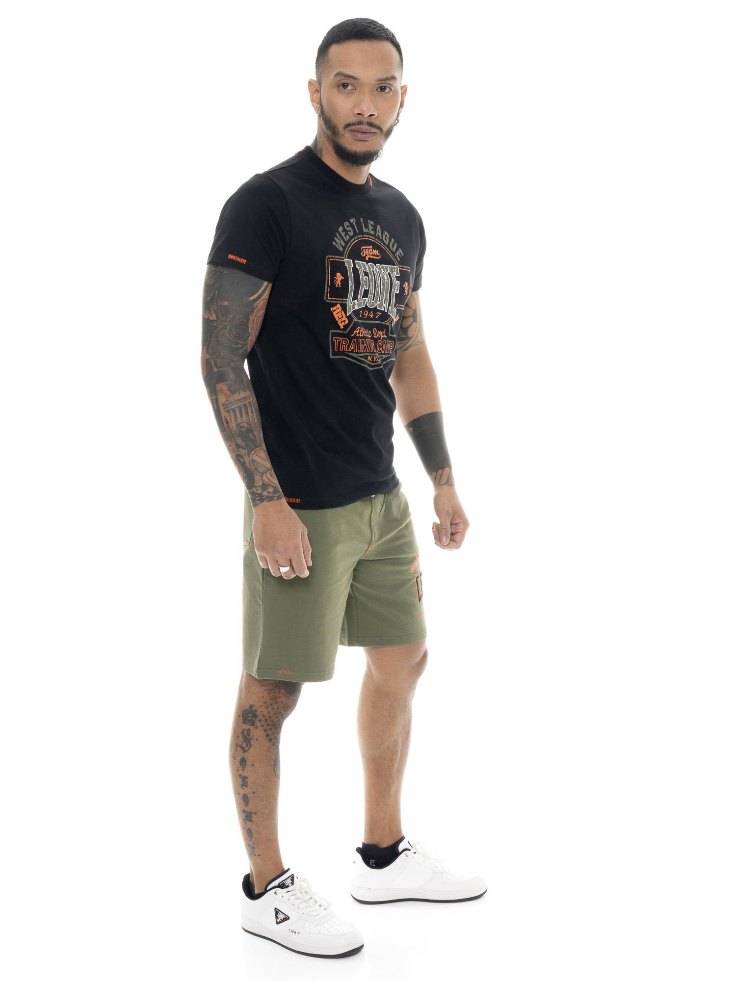 Leone Military 1947 Herren-Kurzarm-T-Shirt aus Baumwolle 2/5