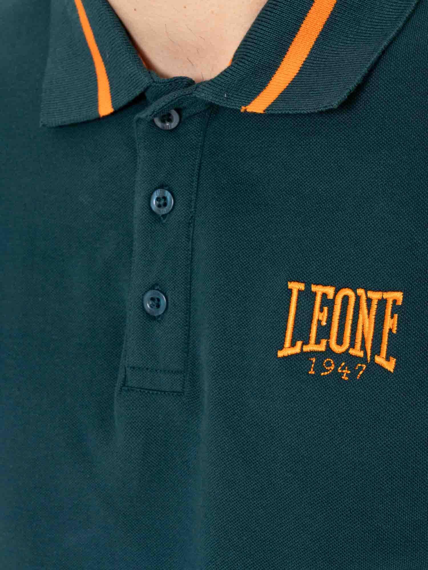 Polo da uomo con colletto Leone Basic 3/5