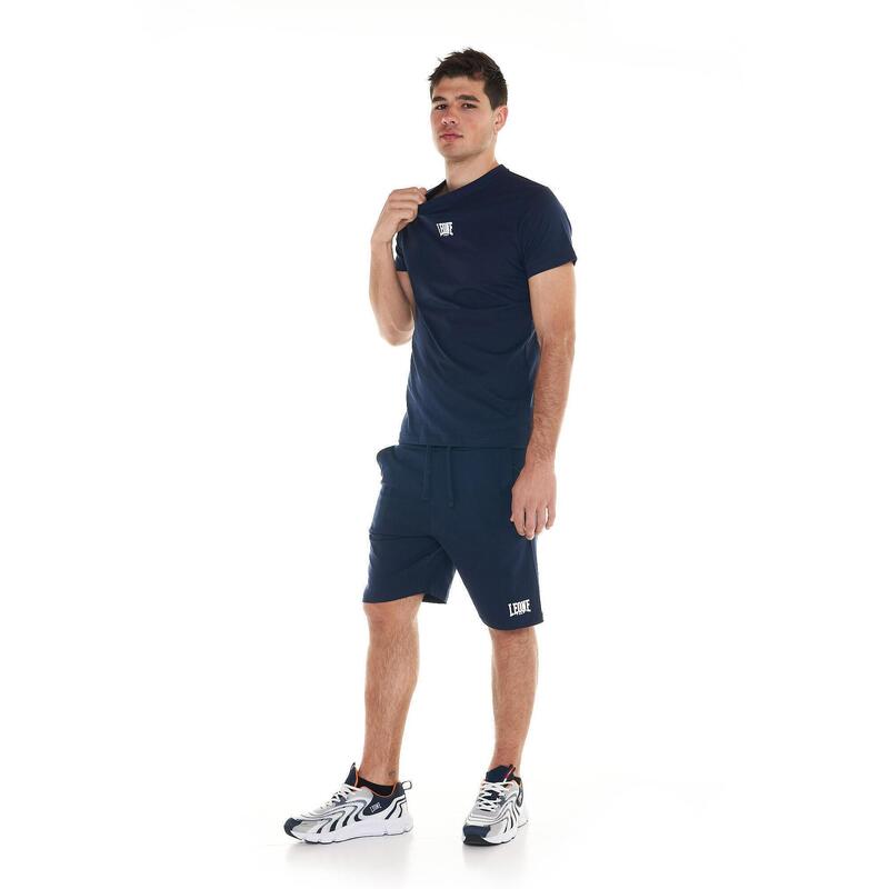 Set complet pentru bărbați, format din tricou și pantaloni scurți Leone Basic