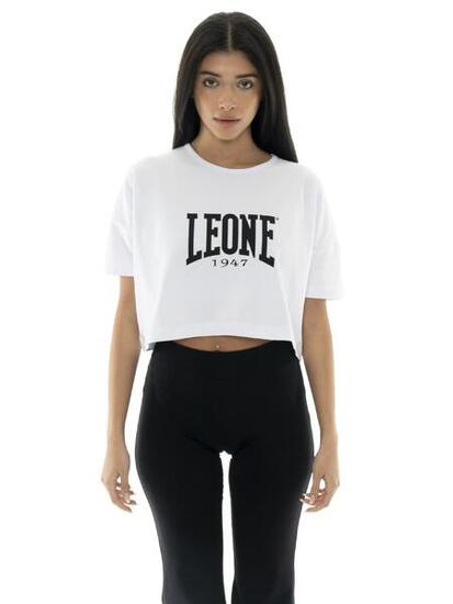T-shirt da donna cropped Leone Basic