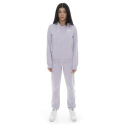 Survêtement femme Leone Basic en coton non polaire avec capuche et zip