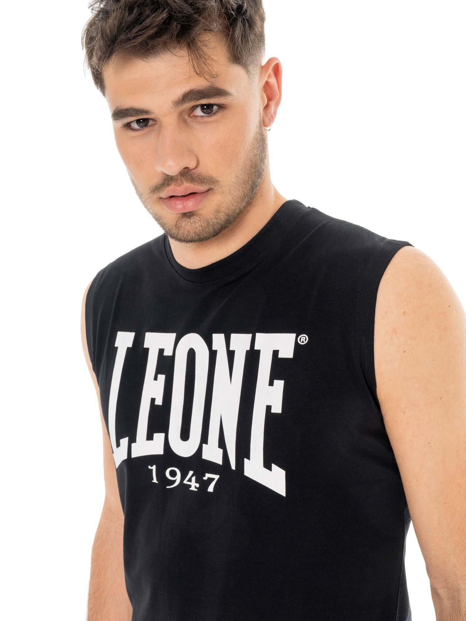 T-shirt sans manches pour homme avec grand logo 3/5