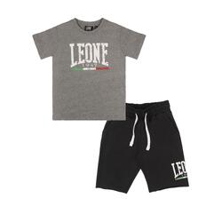 Ensemble enfant composé d'un t-shirt et d'un short en coton Leone Original