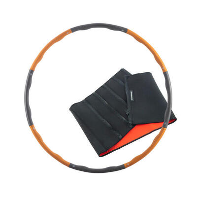 Pack Anello Fitness Smontabile Rivestito in Schiuma e Fascia Sportiva con Effet