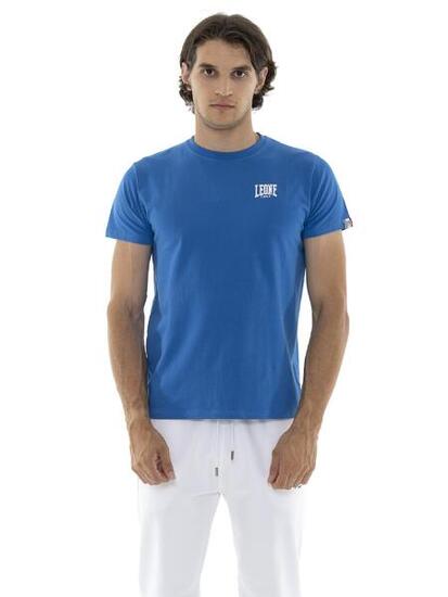 T-shirt in cotone da uomo a maniche corte Leone Basic