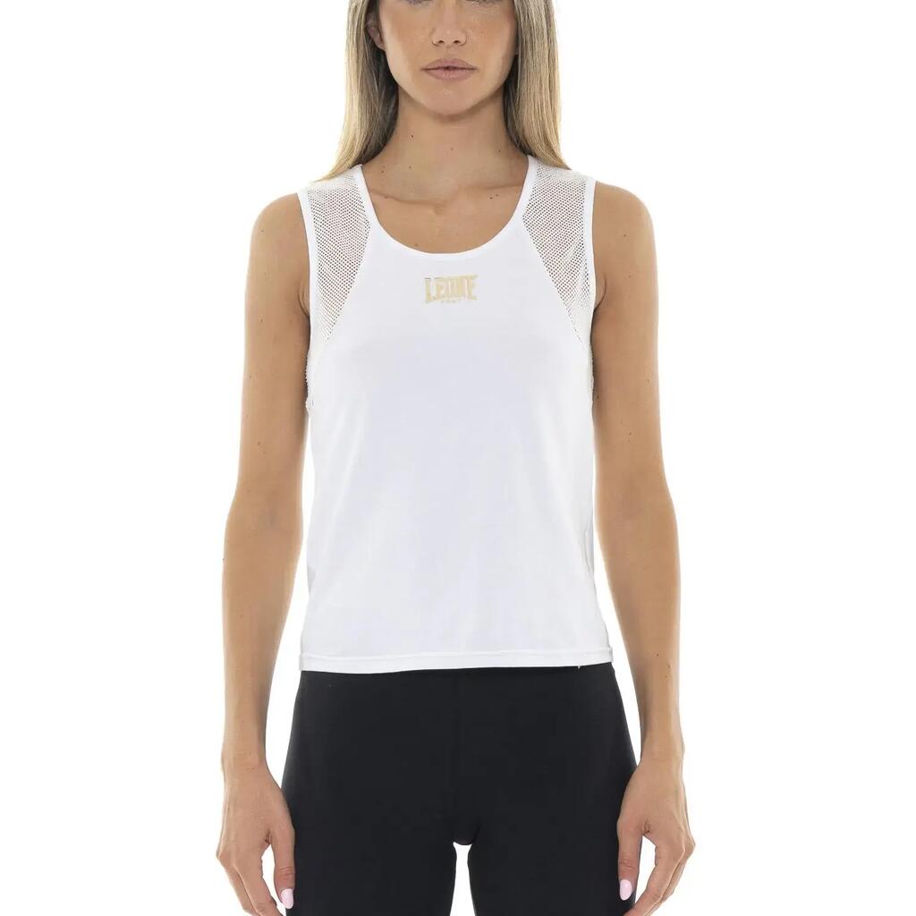 Woman t-shirt sleeveless Gold