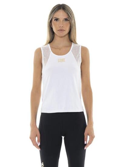 Canotta da donna con giro manica a rete Leone Gold