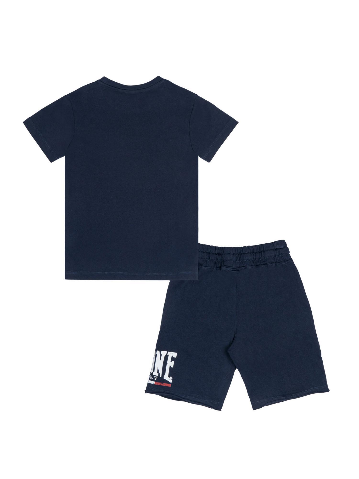 Conjunto infantil com camiseta e shorts de algodão Leone Original 4/7
