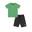 Tricou și pantaloni scurți Leone Original din bumbac pentru băieți