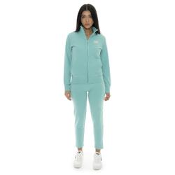 Survêtement femme en coton non polaire avec col et zip Leone Summer Bright