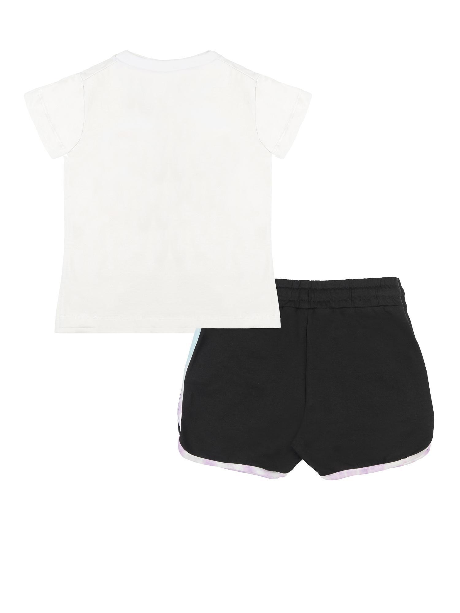 Conjunto niña Leone 1947 Apparel camiseta y pantalón corto algodón 2/4