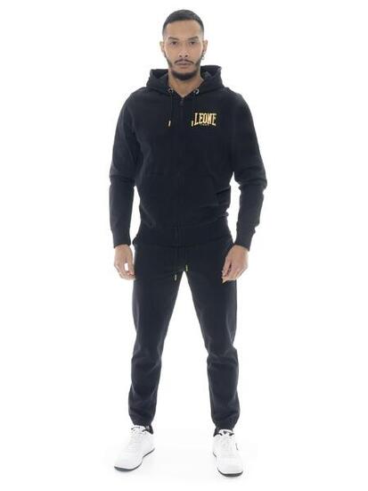 Survêtement à capuche Leone Boxing Legend pour homme en coton non gratté