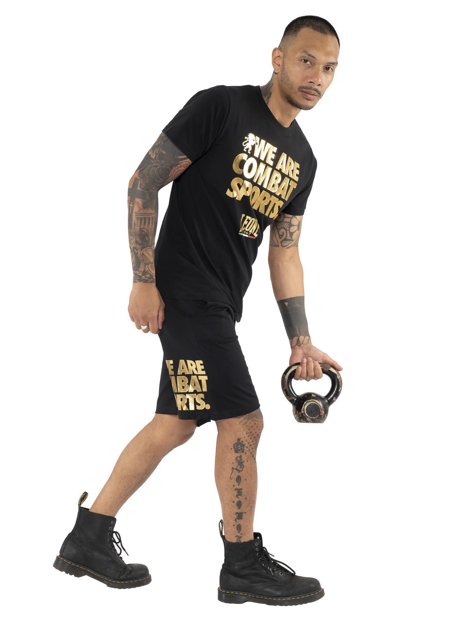 Completo set da uomo composto da t-shirt e pantaloncini Leone Basic 5/7