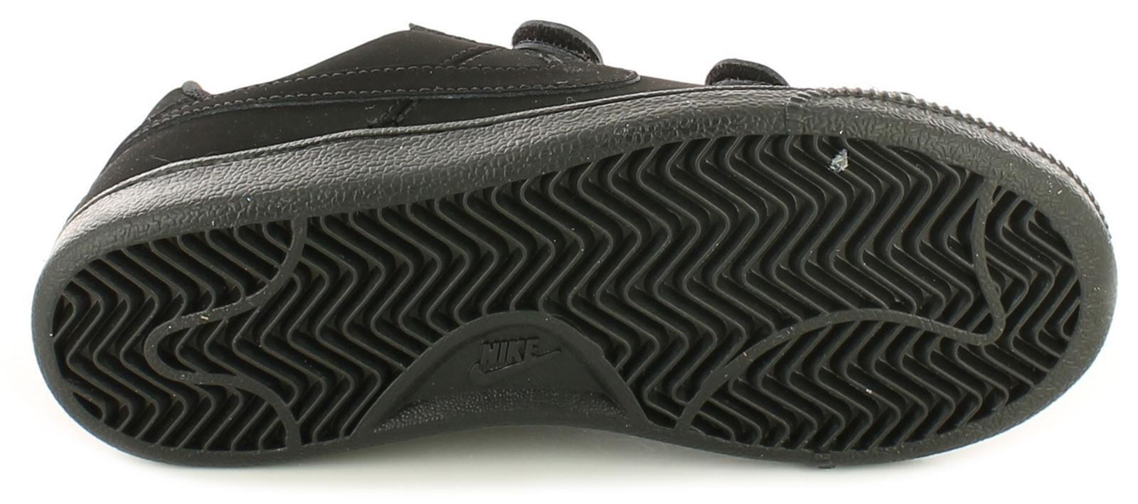 Nike Younger Boys Trainers Court Royale Leather Touch Fastening black UK Size 1. 5/5