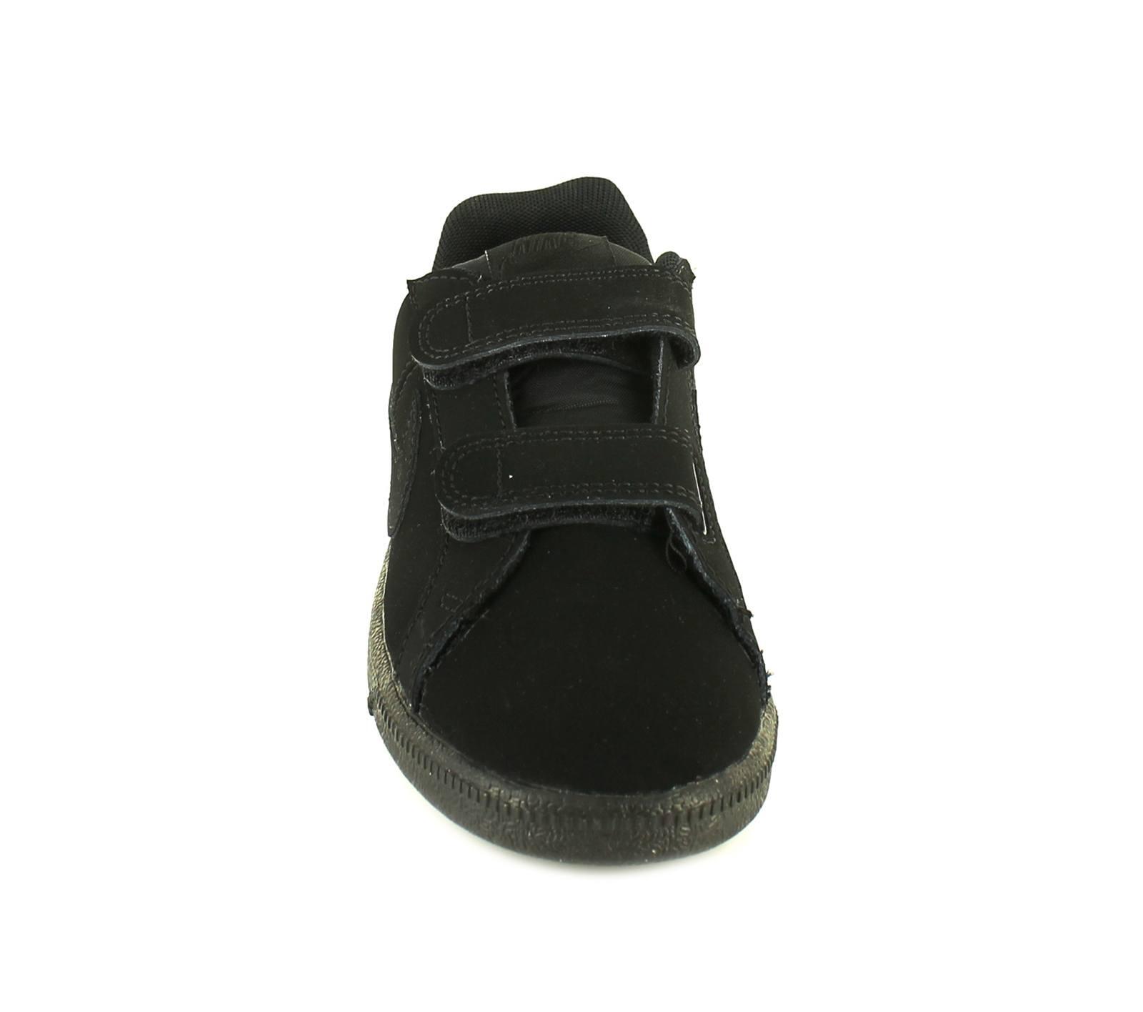 Nike Younger Boys Trainers Court Royale Leather Touch Fastening black UK Size 1. 2/5