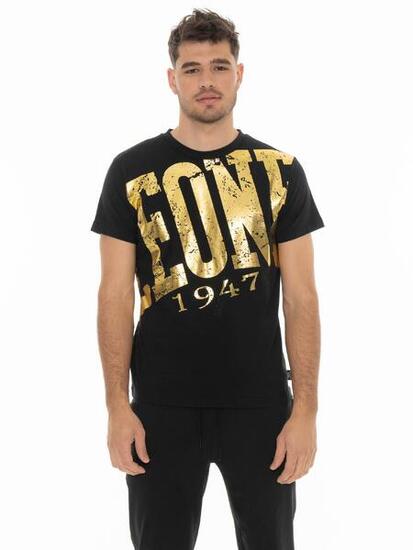 T-shirt homme Leone 1947 Apparel avec logo vintage maxi. Style audacieux.