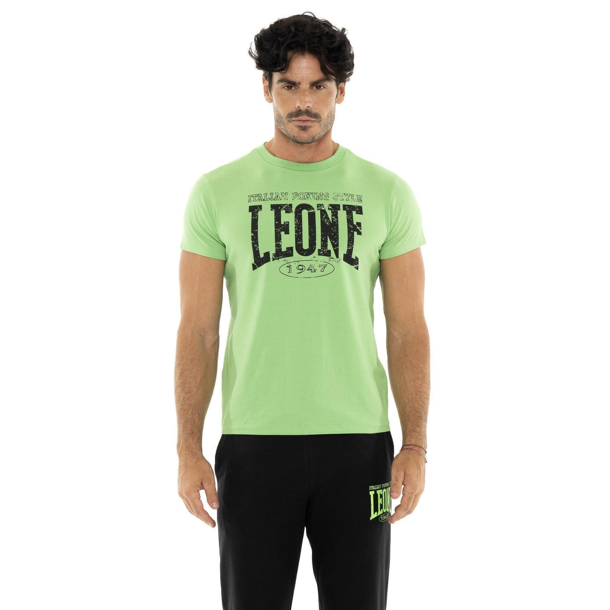 Leone 1947 Apparel - T-shirt Homme En Coton Stretch Leone Boxing Legend - T-shirt Manches Courtes - Vert - Decathlon