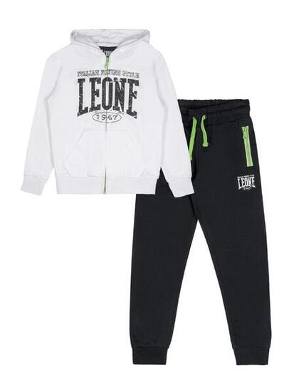 Survêtement enfant Leone 1947 Apparel Boxing coton capuche et zip