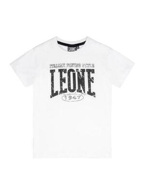 T-shirt da bambino in cotone Leone Boxing