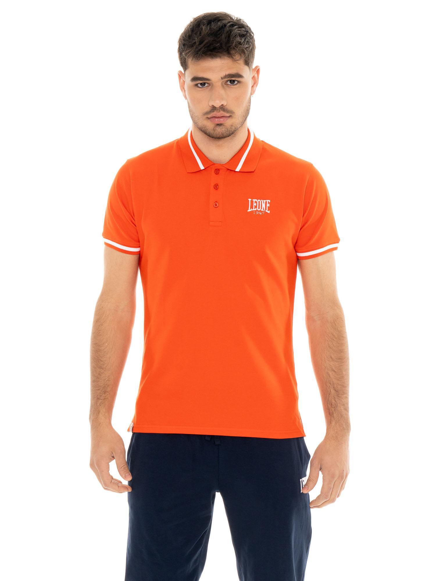 LEONE 1947 APPAREL Herenpoloshirt met Leone Basic-kraag