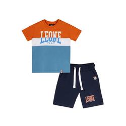 Ensemble enfant composé d'un t-shirt et d'un short en coton Leone New Basic