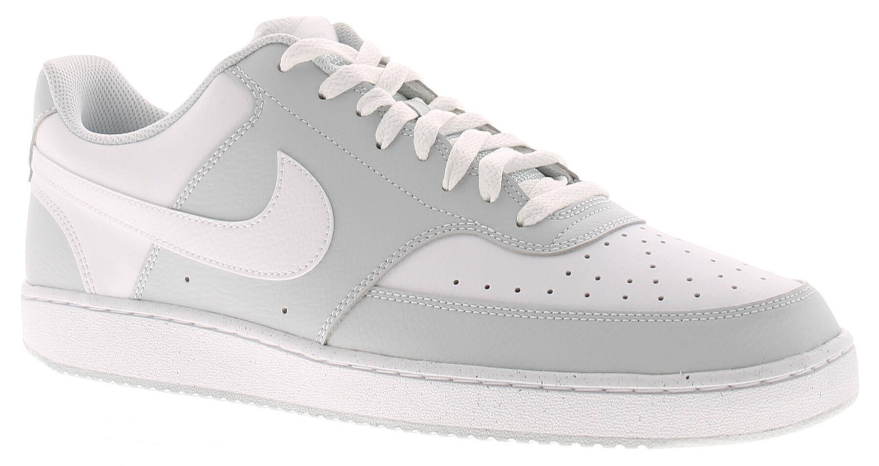 Nike Mens Skate Shoes Court Vision Low Lace Up Rubber Soles Grey UK Size 11 1/5