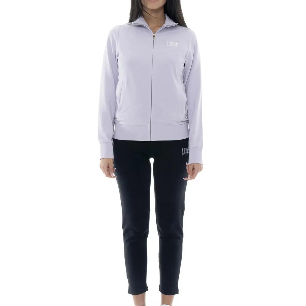 Leone Summer Bright Women's Zip-Up Collared Cotton Tracksuit