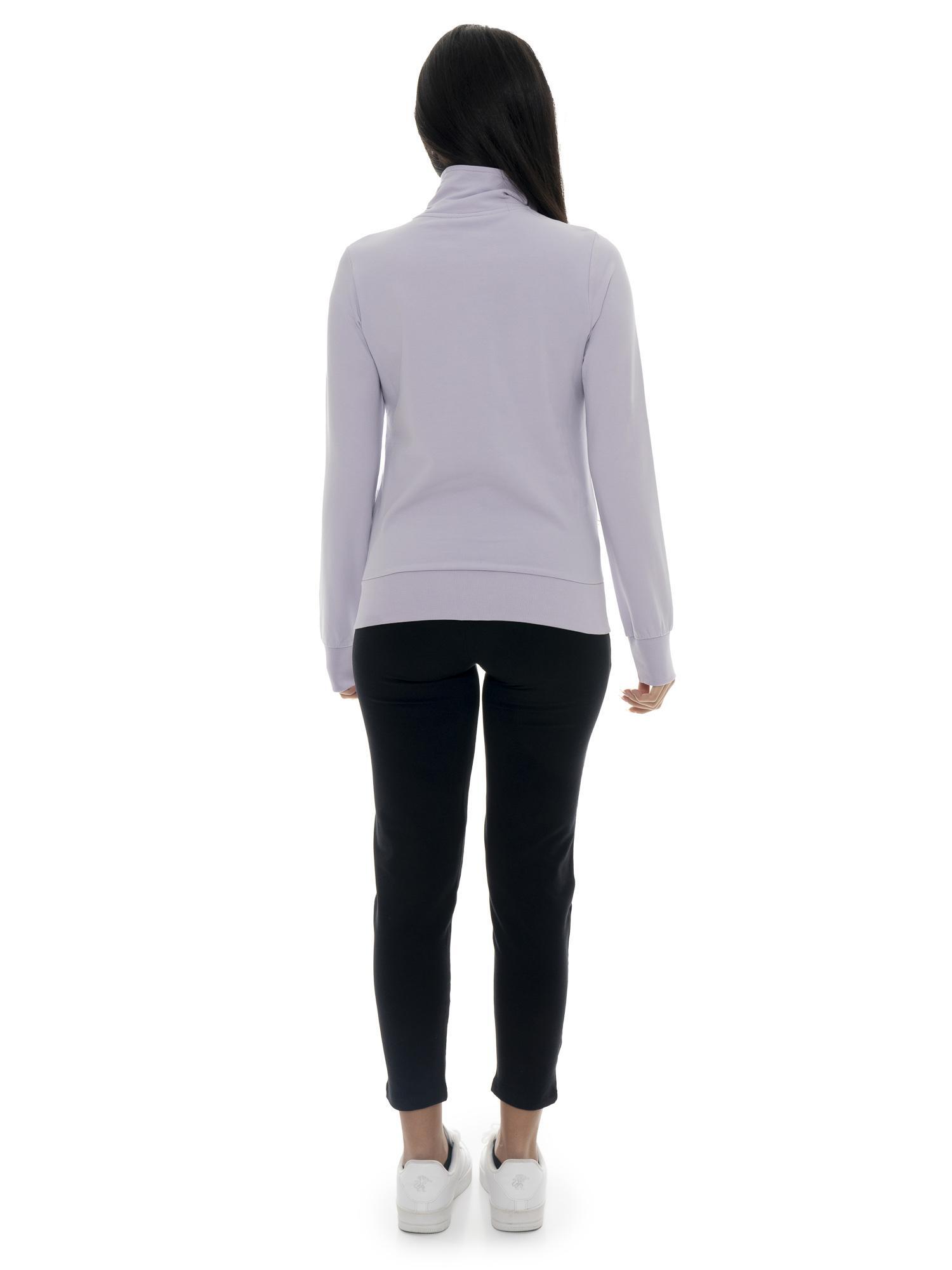 Tuta da donna in cotone non felpato con colletto e zip Leone Summer Bright 4/7