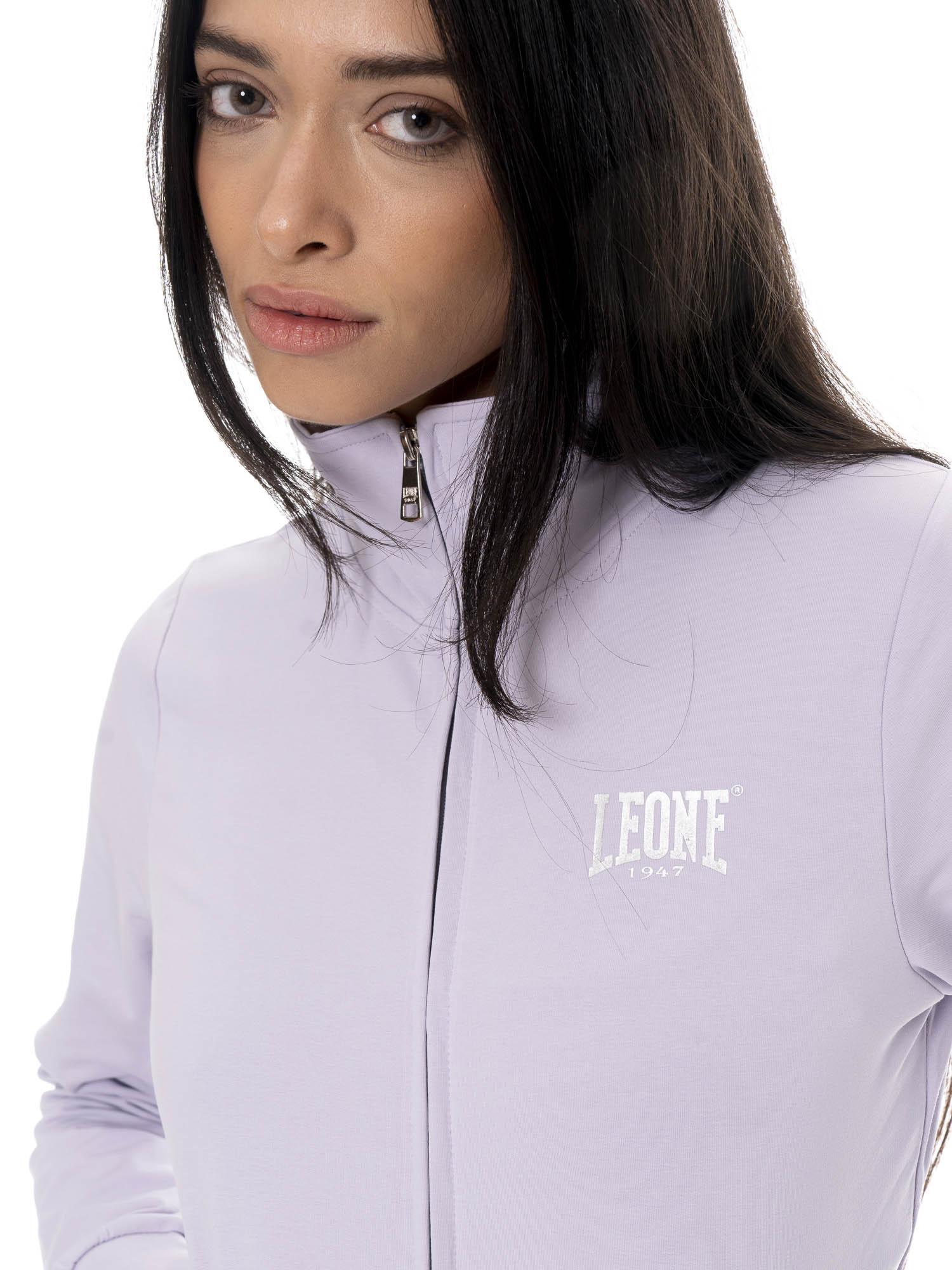 Tuta da donna in cotone non felpato con colletto e zip Leone Summer Bright 5/7