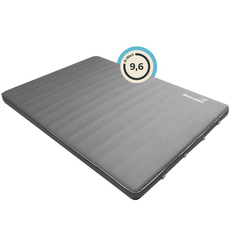Matelas de camping autogonflant 3D Premium Double - 195x140x10 cm - 2 Pers