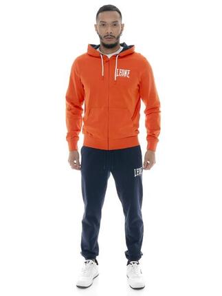 Survêtement homme Leone Boxing legend en coton non brossé avec capuche