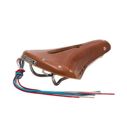 Brooks Saddle B17 Carved Short, Leather, Black black