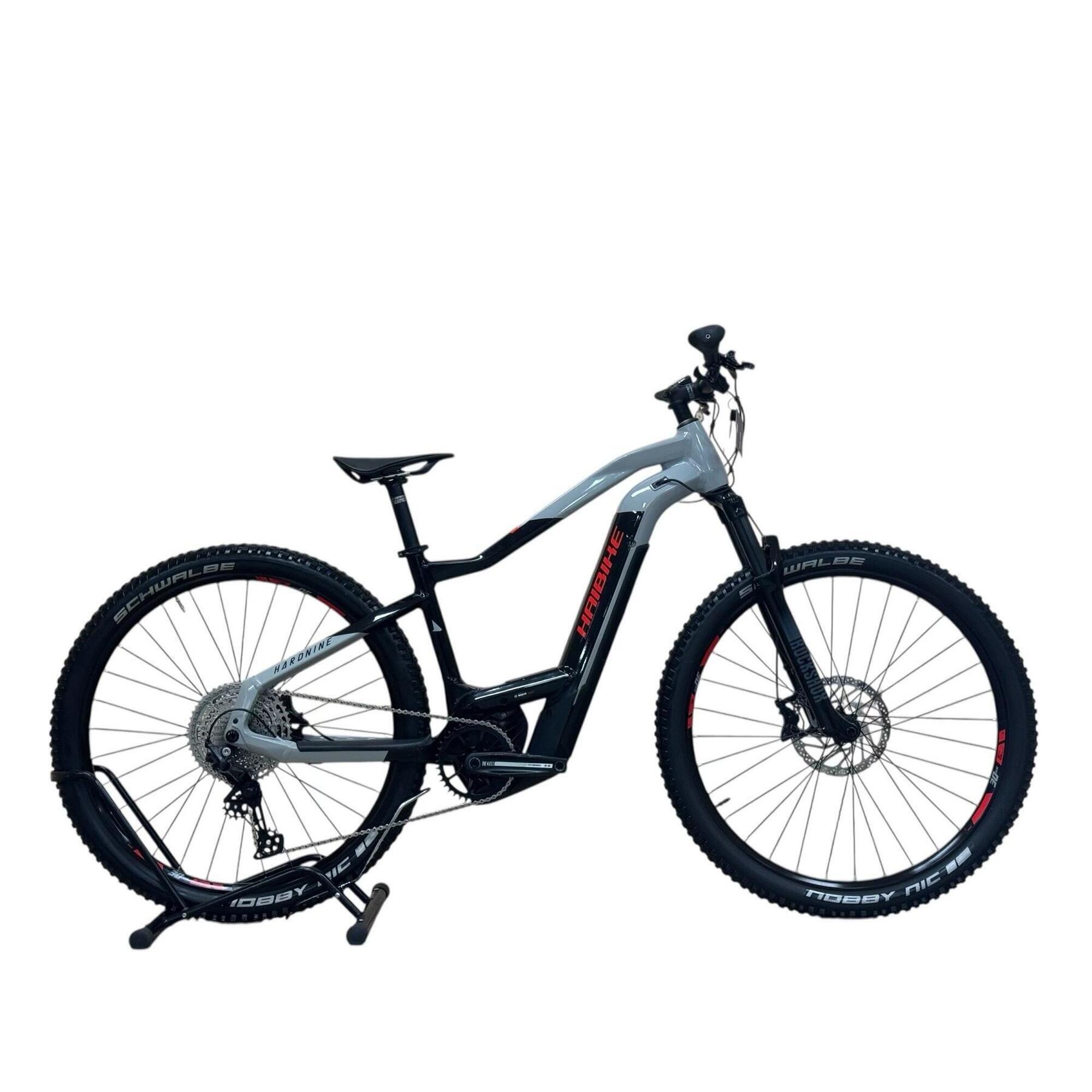 Haibike - Reconditionné - Vtt Électrique  Haibike Hardnine 9 Shimano  - Comme Neuf - Vélo Tout Terrain - Gris|noir - Moyen - Decathlon